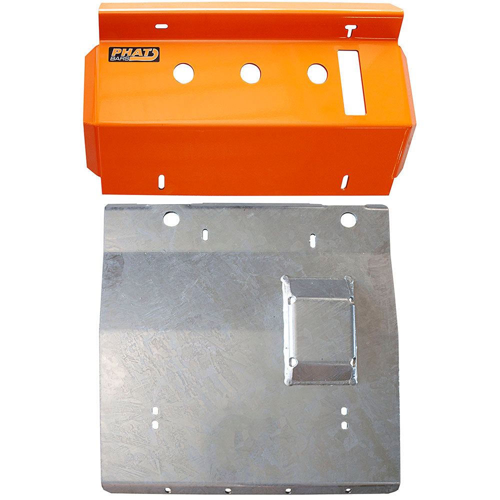 Hilux N70 Bash Plate Orange ARB Cutout Sump Plate & Diff Drop