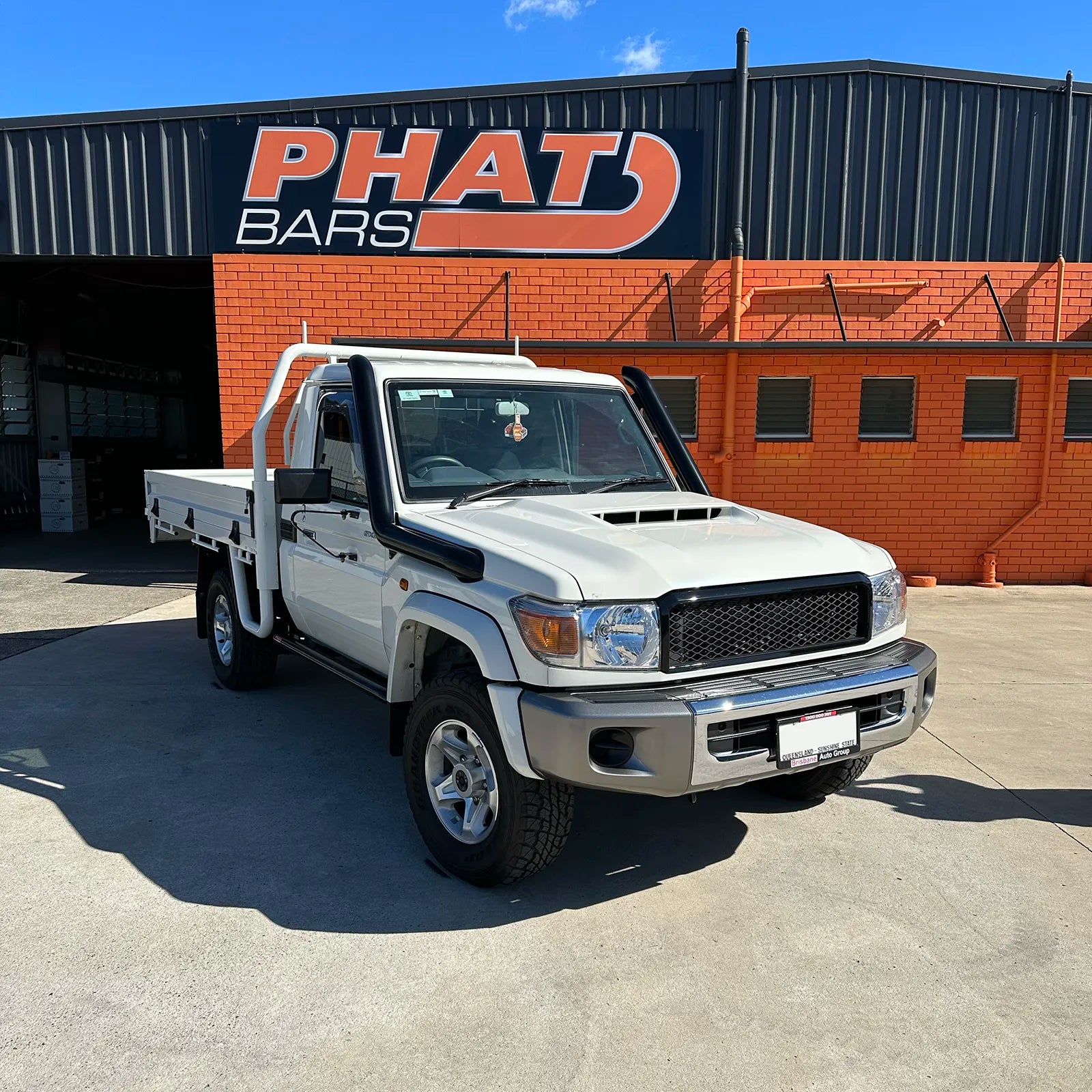 Toyota LandCruiser 79 Series Snorkel Twin Black